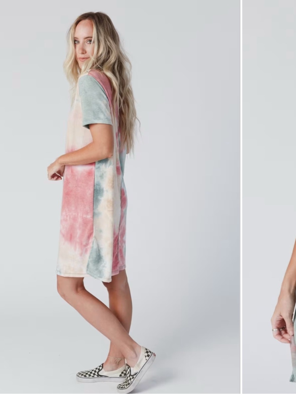 Oversized Tie-Dye Tee Dress -the nest daily tee dress